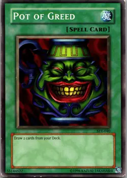 Pot of Greed SYE-040 Starter Deck: Yugi Evolution Yu-Gi-Oh Unlimited MP - Image 1