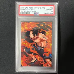 PSA 10 Ace #13 One Piece OP13 JP Trading Card One Piece Card Japan Import - Image 1