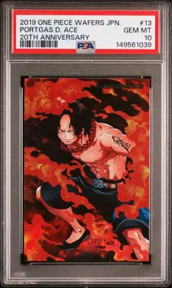 PSA 10 Ace #13 One Piece OP13 JP Trading Card One Piece Card Japan Import - Image 3