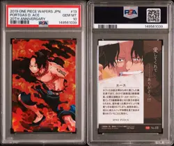 PSA 10 Ace #13 One Piece OP13 JP Trading Card One Piece Card Japan Import - Image 5