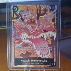 Bandai One Piece Card Game Kouzuki Momonosuke OP16-085 Alt Art Special Rare Foil - Image 1