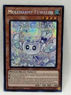 Yugioh! Mulcharmy Fuwalos - MP25-EN102 - Prismatic Secret Rare - 1st Ed - NM - Image 1