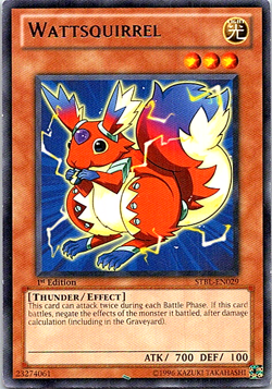 Wattsquirrel STBL-EN029 Yu-Gi-Oh! Card Light Play 1st Edition - Image 1