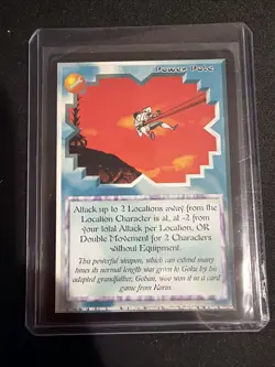 Dragon Ball Z Ani-Mayhem Power Pole Promo Card 1997 - Image 1