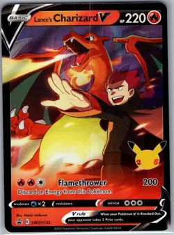 Lance's Charizard V - SWSH133 Sword & Shield Promo Cards - Pokemon Card - NM - Image 1