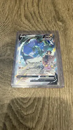Pokemon TCG Rayquaza v Alternate Art Evolving Skies Card 194/203 Mint Condition - Image 3