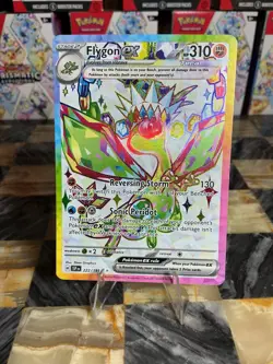 Pokemon TCG Flygon EX Holo Ultra Rare Card Surging Sparks 222/191 - Image 1