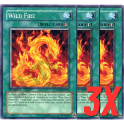 Yugioh Wild Fire (FOTB-EN039) 1st Edition (NEAR MINT) (3X) - Image 1