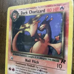 Pokemon TCG Dark Charizard 21/82 Base Set Non-Holo Rare Card - Image 2