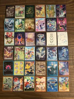 Pokemon TCG Japanese Pokemon Center Individual Card Sleeves Set (36 Total) - Image 1