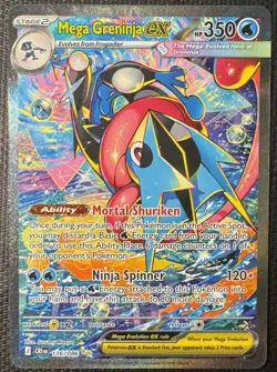 Mega Greninja EX 116/086 CR English Holo Full Art EX HP 350 Stage 2 Card - Image 1