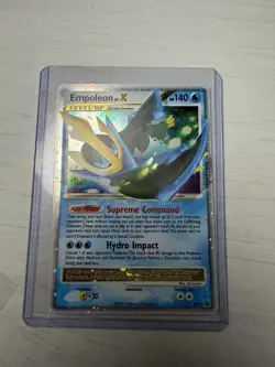 Pokemon TCG Empoleon LV.X DP11 Diamond and Pearl Promo Card Clean - Image 1