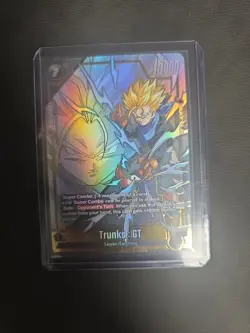 Trunks : GT FB09-110 Alternate Art Dual Evolution Dragon Ball Card English - Image 1