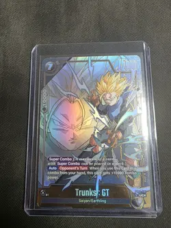 Trunks : GT FB09-110 Alternate Art Dual Evolution Dragon Ball Card English - Image 2