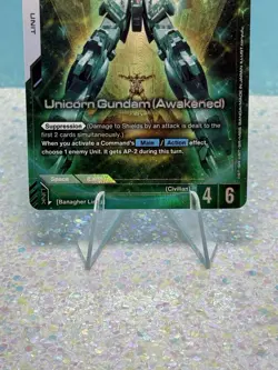 Gundam Card Game Phantom Aria Unicorn Gundam (Awakened) GD04-066 LR+ Alt Art - Image 5