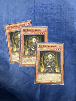 3x YUGIOH TCG THE LADY IN WIGHT LODT-EN038 COMMON 1ST EDITION Lp - Image 1