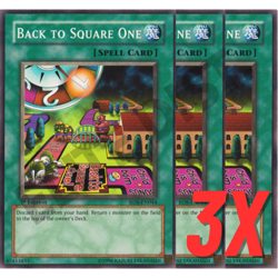 Yugioh Back to Square One (RDS-EN044) 1st Edition (NEAR MINT) (3X) - Image 1