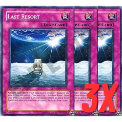 Yugioh Last Resort (FOTB-EN047) 1st Edition (NEAR MINT) (3X) - Image 1