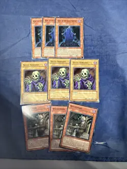 YUGIOH 3X KING OF THE SKULL SERVANTS TLM-EN032 COMMON 1st Ed + Wightmare - Image 1