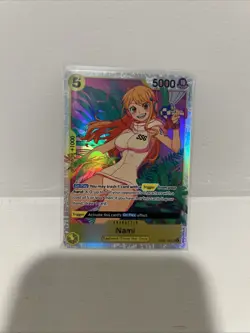 Nami SR OP08-106 ENGLISH ONE PIECE Card Game Two Legends NM - Image 1