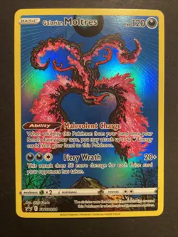 Pokemon Galarian Moltres TCG SWSH284 Sword & Shield Promo Card Holo NM Near Mint - Image 1