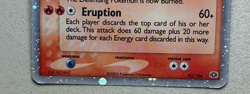 Camerupt EX #92/106 Emerald MP/HP - 2005 Pokemon TCG Card - Image 4
