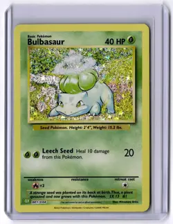 Bulbasaur 001/034 Classic Collection Holo Trading Card Game Classic NM++ - Image 1