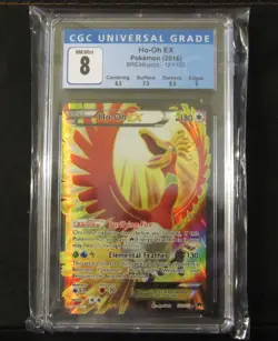 Ho-Oh EX Breakpoint 121/122 Graded CGC 8 Pokemon Card NM/Mint - Image 1