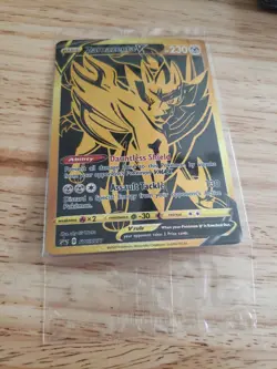 Zamazenta V SWSH077 - Black Star Promo - Sealed Ultra Rare Holo Pokemon Card NM - Image 1