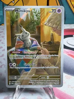 Pokemon Mimikyu TCG 075 SV Scarlet & Violet Black Star Promo Holo Card - Image 1