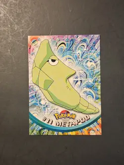 METAPOD #11 Pokemon Card Red Logo TV Animation LP - Image 1