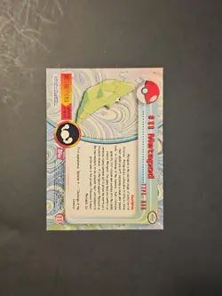 METAPOD #11 Pokemon Card Red Logo TV Animation LP - Image 2