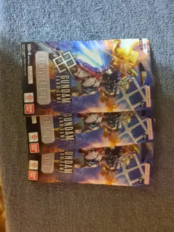 x3 GUNDAM CARD GAME Newtype Rising Booster Blister Packs GD01 English NEW SEALED - Image 1