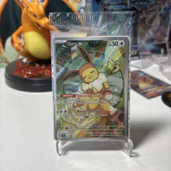 Evee 173 Prismatic Evolutions ETB promo Card SEALED; Pokemon TCG - Image 1