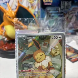 Evee 173 Prismatic Evolutions ETB promo Card SEALED; Pokemon TCG - Image 2
