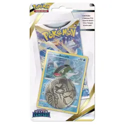 Pokemon Silver Tempest Checklane Blister Hisuian Basculin promo card - Image 1