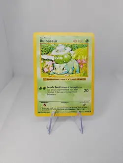 Bulbasaur 044/102 Base Set (Shadowless) Regular Pokemon TCG - Image 1