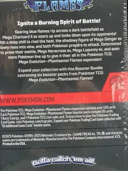 Pokemon TCG: Mega Evolution Phantasmal Flames Booster Bundle New Sealed - Image 2