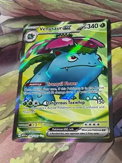 Pokemon TCG Venusaur ex Scarlet & Violet - 151 182/165 Holo Ultra Rare NM - Image 3