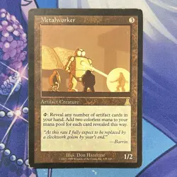 MTG Magic the Gathering Metalworker Urza's Destiny Artifact Card - Image 1