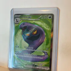 Pokemon TCG Arbok ex 185/165 Sv: Scarlet & Violet 151 UR Full Art Holo - Image 3