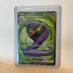 Pokemon TCG Arbok ex 185/165 Sv: Scarlet & Violet 151 UR Full Art Holo - Image 4