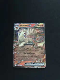 Ninetales (#1) EX 038/165 Scarlet & Violet 151 Holo Double Rare Pokemon NM - Image 1