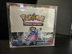 Pokemon TCG Scarlet & Violet - Temporal Forces Booster Box In Acrylic Case - Image 1