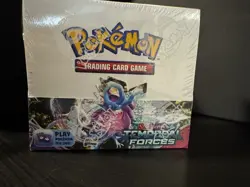 Pokemon TCG Scarlet & Violet - Temporal Forces Booster Box In Acrylic Case - Image 2