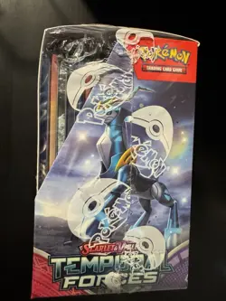 Pokemon TCG Scarlet & Violet - Temporal Forces Booster Box In Acrylic Case - Image 4