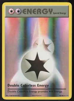 Double Colorless Energy 90/108 Uncommon Evolutions Pokemon Reverse Holo LP - Image 1