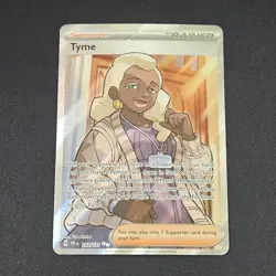 Tyme 143/131 Prismatic Evolutions Holo Pokemon NM - Image 1