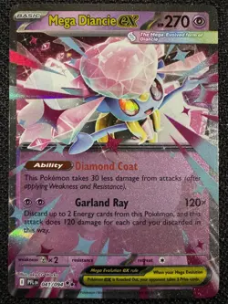 Mega Diancie ex | Phantasmal Flames | 041/094 NM | Double Rare | Pokemon TCG - Image 1
