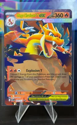 Pokemon TCG Mega Charizard Y EX Ultra Rare ASC 022/217 - Image 1